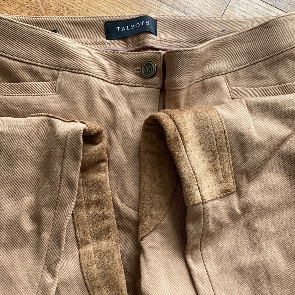 Talbots tan light brown riding pants